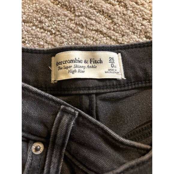 Abercrombie Super Skinny Ankle High Rise Jean 25XS - Picture 2 of 2
